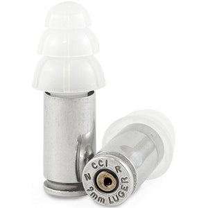 Ammo Ear Reusable Ear Plugs 9mm Casing ~ #LSEP-9BP