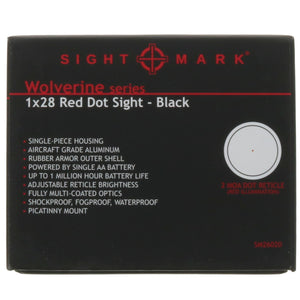 Sightmark Wolverine 1x28 Red Dot Sight ~ #SM26020