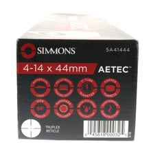 Load image into Gallery viewer, Simmons AETEC 4-14x44mm Edge to Edge Clarity ~ #5A41444