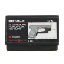 Load image into Gallery viewer, Crimson Trace Kahr 9MM &amp; .40 Red Laser Sight ~ #LG-437