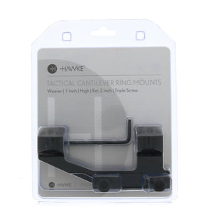 Hawke Sport Optics Cantilever Weaver Scope Rings 1" ~ #24130
