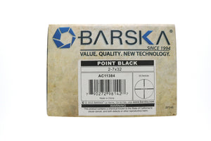 Barska Point Black 2-7x32 Scope ~ #AC11384