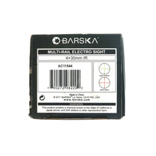 Load image into Gallery viewer, Barska Green Laser Sight/Flashlight/4x30 Multi-Rail Electro Sight Combo ~ #S4009739
