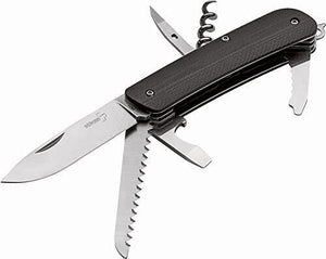 Boker Plus 01BO808 Tech-Tool City 6 Multi-Tool Knife with 2 4/5 in. Blade, Black