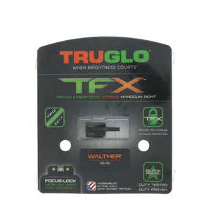 TruGlo TFX Tritium Fiber-Optic Xtreme Handgun Sight Walther P99, PPQ ~ #TG13WA1A