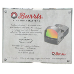 Burris FastFire 3 Red Dot Reflex Sight 8 MOA ~ #300236