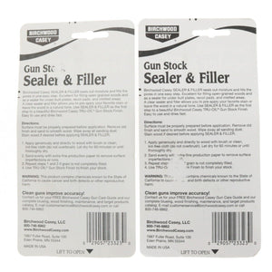 Birchwood Casey Gun Stock Clear Sealer & Filler 3oz. Bottle 23323 ~ 2 Pack