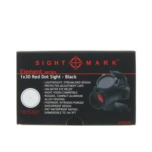 Sightmark Element Series 1x30 Red Dot Sight Black ~ SM26040