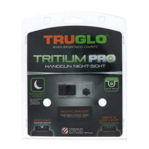 TruGlo Tritium Pro Handgun Night-Sight Novak Lomount ~ #TG231N3W