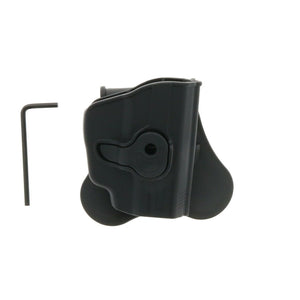 Bulldog Rapid Release Polymer Paddle Holster Fits Ruger LC9 w/Laser Black ~ #RR-LC9Z