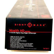 Load image into Gallery viewer, Sight Mark Wraith HD 4-32x50 Digital Day/Night Rifle Scope ~ #SM18011