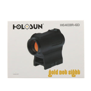 Holosun Gold Dot Sight 2 Dot MOA ~ #HE403R-GD