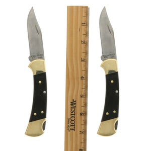 2 Buck Knives Ranger Folding Knife & Leather Sheath 0112BRS-B ~ New