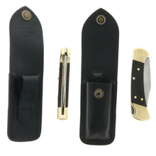 Load image into Gallery viewer, 2 Buck Knives Ranger Folding Knife &amp; Leather Sheath 0112BRS-B ~ New