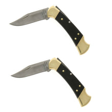Load image into Gallery viewer, 2 Buck Knives Ranger Folding Knife &amp; Leather Sheath 0112BRS-B ~ New