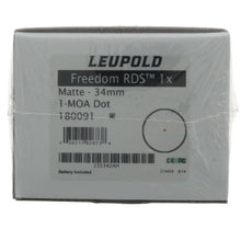 Load image into Gallery viewer, Leupold Freedom RDS 1x34mm 1-MOA Red Dot Sight ~ #180091