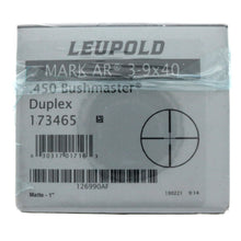 Load image into Gallery viewer, Leupold Mark AR 3-9x40 .450 Bushmaster Duplex ~ #173465