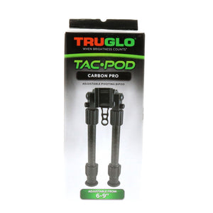 TruGlo TacPod Carbon Pro Adjustable Pivoting Bipod ~ #TG8903S