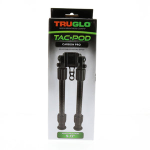 TruGlo Tac Pod Carbon Pro Adjustable Pivoting Bipod ~ #TG8903L
