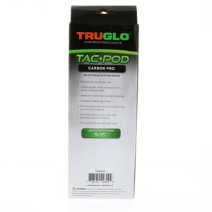 TruGlo Tac Pod Carbon Pro Adjustable Pivoting Bipod ~ #TG8903L
