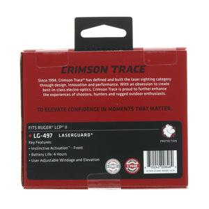 Crimson Trace LaserGuard Red Laser For Ruger LCP II ~ #LG-497