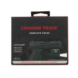 Crimson Trace Complete Focus Lightguard for Clock G24 & G43 ~ #LTG-773