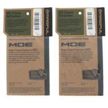 Load image into Gallery viewer, (2) Magpul MOE Polymer Rail Sections ~ #MAG407BLK
