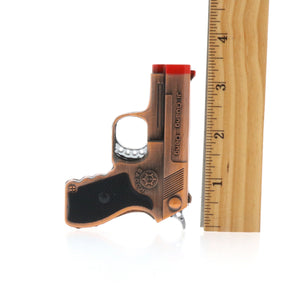 Bronze Pistol Lighter With Laser ~ #J9111