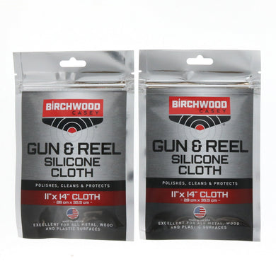 (2) Birchwood Casey Gun & Reel Silicone Cloth 11