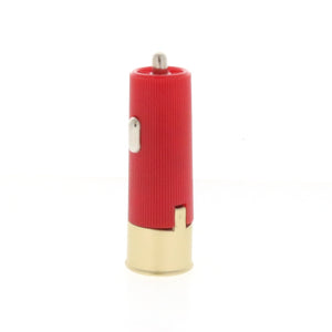 Home Plus Shotgun Shell USB Car Charger Red ~ #9017042