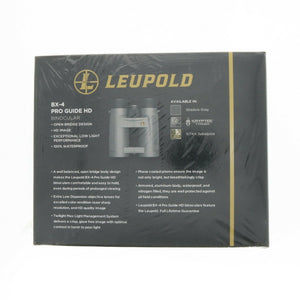 Leupold BX-4 Pro Guide HD Binocular 8x42mm Center Focus Roof Prism ~ #172662