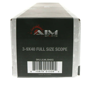 Aim Sports 3-9x40 Full Size Scope ~ #JLML3940G
