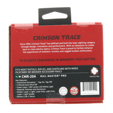 Load image into Gallery viewer, Crimson Trace rail Mater Pro Universal Laser ~ #CMR204