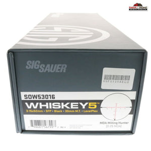 Sig Sauer Whiskey5 3-15x52mm MOA Milling Hunter Levelplex ~ #SOW53016